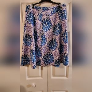 Lavender and blue skirt